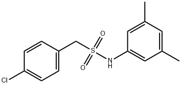 1-(4-chlorophenyl)-N-(3,5-dimethylphenyl)methanesulfonamide Struktur