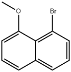 1-Bromo-8-methoxynaphthalene Struktur