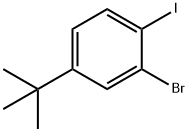 2-Bromo-4-tert-butyl-1-iodo-benzene Struktur