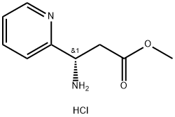 METHYL (3S)-3-AMINO-3-(2-PYRIDYL)PROPANOATE Struktur