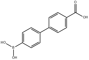 4'-borono-[1,1'-biphenyl]-4-carboxylic acid Struktur