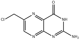 2-Amino-6-(chloromethyl)-4(3H)-pteridinone Struktur