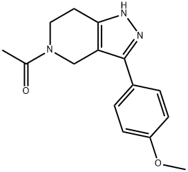 1h-pyrazolo[4,3-c]pyridine,5-acetyl-4,5,6,7-tetrahydro-3-(4-methoxyphenyl)-