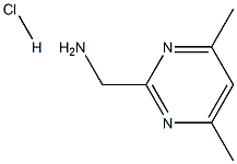 (4,6-dimethylpyrimidin-2-yl)methanamine hydrochloride Struktur