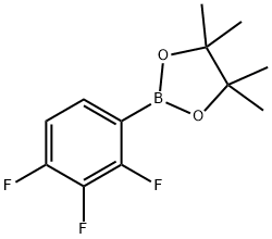 4,4,5,5-Tetramethyl-2-(2,3,4-trifluorophenyl)-1,3,2-dioxaborolane Struktur