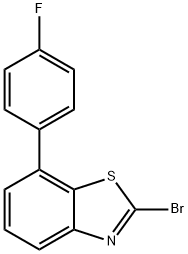 2-Bromo-7-(4-fluorophenyl)benzo[d]thiazole Struktur