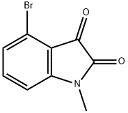 4-溴-1-甲基吲哚-2,3-二酮, 884855-67-8, 結(jié)構(gòu)式