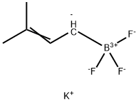 potassium trifluoro(3-methylbut-2-enyl)borate Struktur