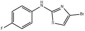 4-Bromo-N-(4-fluorophenyl)thiazol-2-amine Struktur