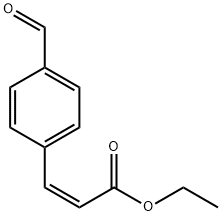 (Z)-ethyl 3-(4-formylphenyl)acrylate Struktur