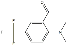 2-(dimethylamino)-5-(trifluoromethyl)benzaldehyde Struktur