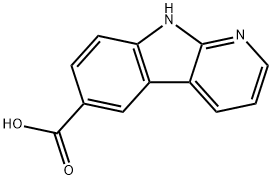 9H-pyrido[2,3-b]indole-6-carboxylic acid Struktur