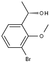 (S)-1-(3-溴-2-甲氧基苯基)乙-1-醇 結構式