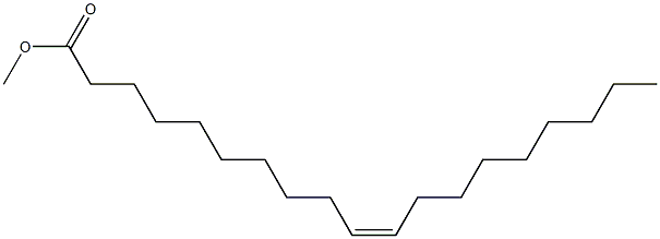 Methyl cis-10-nonadecenoate Struktur