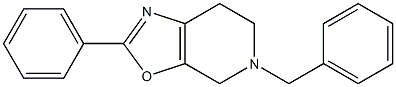 5-Benzyl-2-phenyl-4,5,6,7-tetrahydrooxazolo[5,4-c]pyridine Struktur