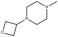 1-methyl-4-(oxetan-3-yl)piperazine Struktur