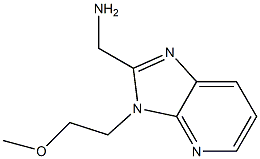 (3-(2-methoxyethyl)-3H-imidazo[4,5-b]pyridin-2-yl)methanamine Struktur