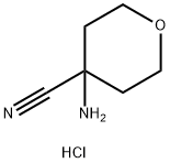 4-Aminotetrahydropyran-4-carbonitrile Hydrochloride Struktur