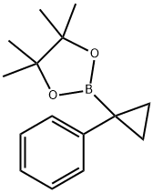 4,4,5,5-tetramethyl-2-(1-phenylcyclopropyl)-1,3,2-dioxaborolane Struktur