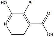 3-Bromo-2-hydroxy-isonicotinic acid Struktur