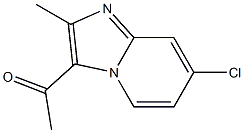 1-(7-chloro-2-methylimidazo[1,2-a]pyridin-3-yl)ethanone Struktur