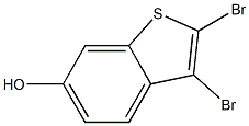 2,3-dibromobenzo[b]thiophen-6-ol Struktur