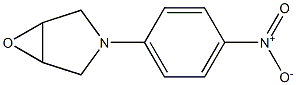 3-(4-nitrophenyl)-6-oxa-3-azabicyclo[3.1.0]hexane Struktur