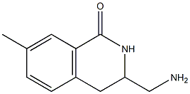 3-(aminomethyl)-7-methyl-3,4-dihydroisoquinolin-1(2H)-one Struktur