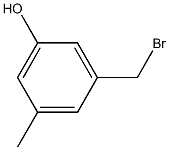 3-(bromomethyl)-5-methylphenol Struktur