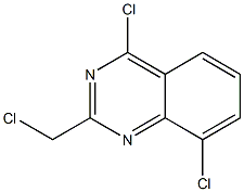 4,8-dichloro-2-(chloromethyl)quinazoline Struktur