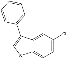 5-chloro-3-phenylbenzo[b]thiophene Structure