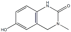 6-hydroxy-3-methyl-3,4-dihydroquinazolin-2(1H)-one Struktur