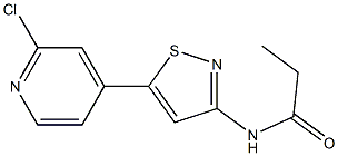 N-(5-(2-chloropyridin-4-yl)isothiazol-3-yl)propionamide Struktur