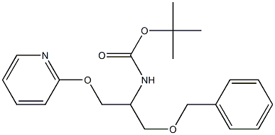 tert-butyl 1-(benzyloxy)-3-(pyridin-2-yloxy)propan-2-ylcarbamate Struktur