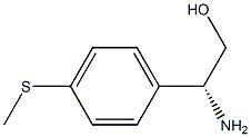 (R)-2-amino-2-(4-(methylthio)phenyl)ethanol Struktur