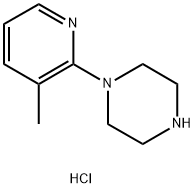 1-(3-Methylpyridin-2-yl)piperazine hydrochloride Struktur