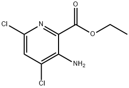 Ethyl 3-amino-4,6-dichloropicolinate Struktur