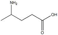 4-aminopentanoic acid Struktur