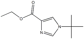 ethyl 1-tert-butyl-1H-imidazole-4-carboxylate Struktur