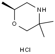 (2S)-2,5,5-Trimethylmorpholine Hydrochloride Struktur