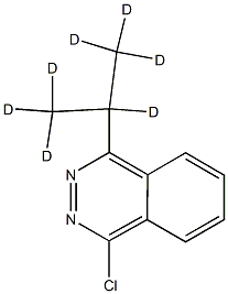 1-Chloro-4-(iso-propyl-d7)-phthalazine Struktur