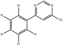 4-Chloro-6-(phenyl-d5)-pyrimidine Struktur