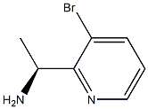 (S)-1-(3-BROMOPYRIDIN-2-YL)ETHAN-1-AMINE Struktur