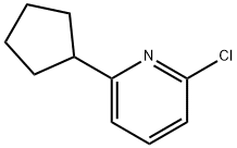 2-chloro-6-cyclopentylpyridine Struktur