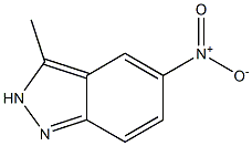 3-Methyl-5-nitro-2H-indazole Struktur