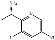 (S)-1-(5-Chloro-3-fluoropyridin-2-yl)ethanamine Struktur