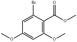 Methyl 2-bromo-4,6-dimethoxybenzoate Struktur