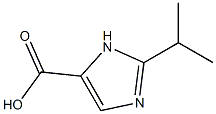 2-isopropyl-1H-imidazole-5-carboxylic acid Struktur