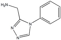 (4-phenyl-4H-1,2,4-triazol-3-yl)methanamine Struktur