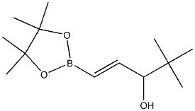 (E)-4,4-dimethyl-1-(4,4,5,5-tetramethyl-1,3,2-dioxaborolan-2-yl)pent-1-en-3-ol Struktur